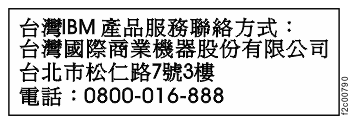 Contact infomation for Taiwan