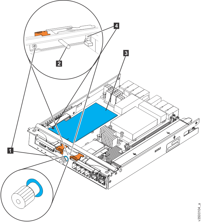 Removing a host interface adapter from a node canister