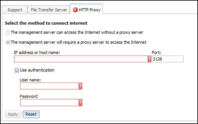 HTTP Proxy additional fields